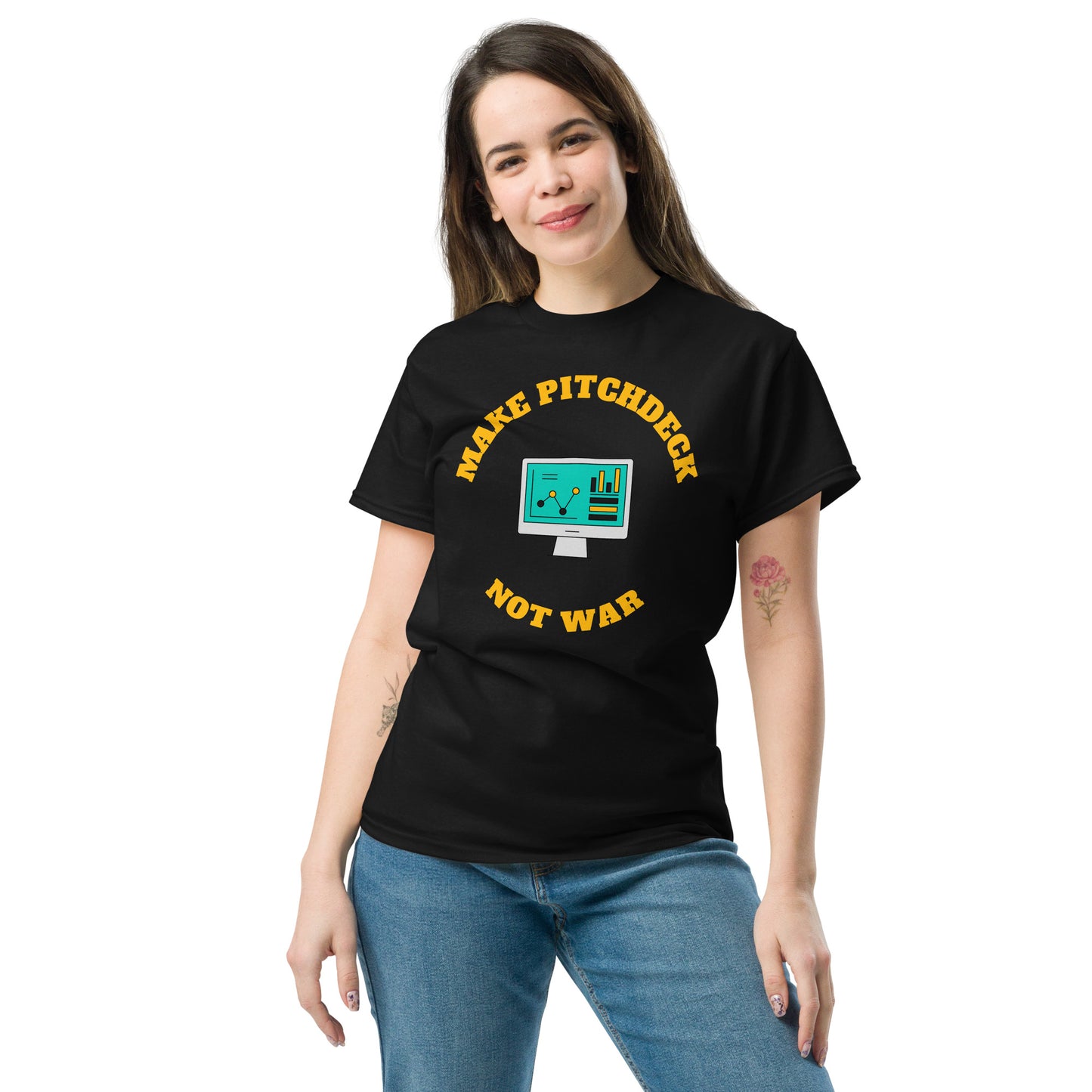 Make Pitch Deck not War T-Shirt